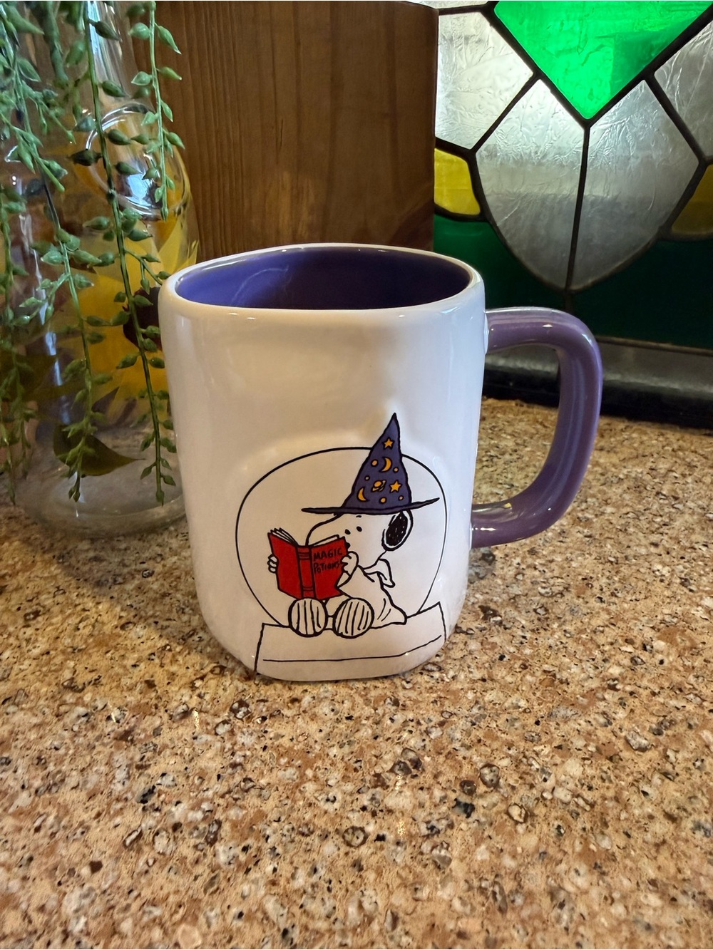 Rae Dunn “Magic Potion” Snoopy Wizard Ceramic Mug - Halloween